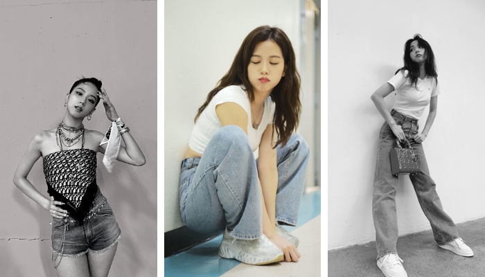 Học ngay Jisoo tuyệt chiêu phối đồ với quần jeans “mê từ cái nhìn đầu tiên”