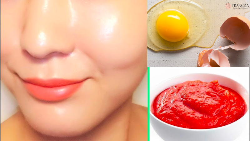 Cách làm mặt nạ trắng da bằng cà chua và lòng đỏ trứng