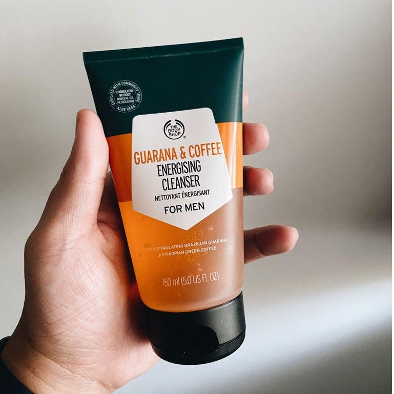 Sữa Rữa Mặt cho nam The Body Shop Guarana and Coffee Energising Cleanser For Men (nguồn: Internet)
