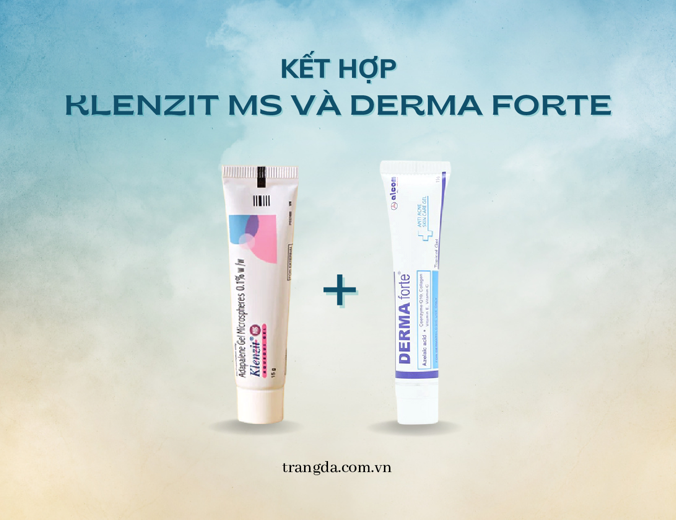 Kết hợp Klenzit MS và Derma Forte