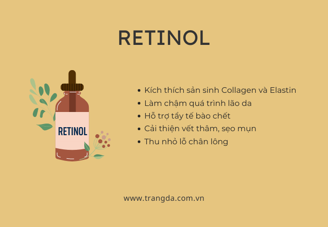  Treatment là gì? Công dụng của Retinol