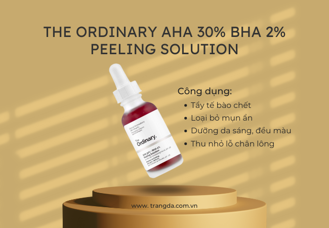 Treatment là gì? Serum The Ordinary AHA 30% BHA 2% Peeling Solution