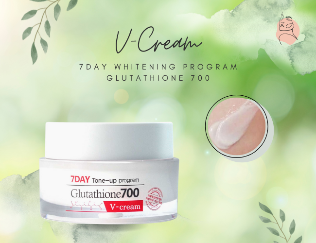 Kem Dưỡng Sáng Da 7Day Whitening Program Glutathione 700 V-Cream