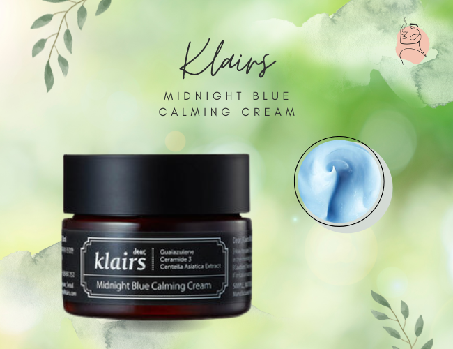 Kem Dưỡng Trắng Da Ban Đêm Dear Klairs Midnight Blue Calming Cream