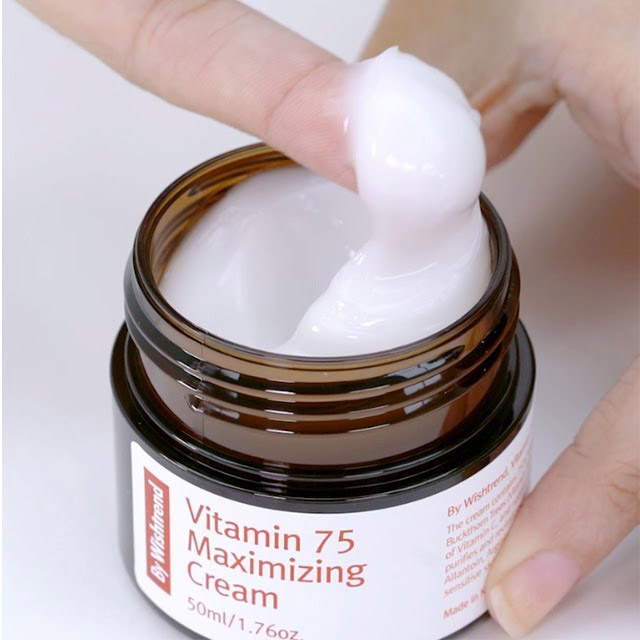 By Wishtrend Vitamin 75 Maximizing Cream - kem dưỡng cho da hỗn hợp thiên khô