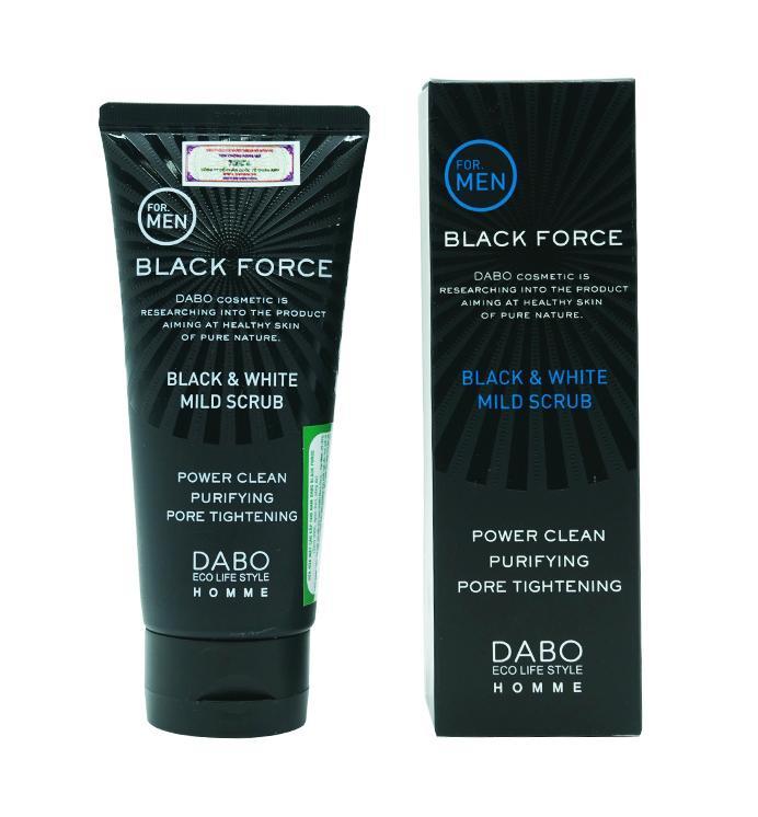 Sữa Rửa Mặt Nam Dabo Homme Black Force For Men Foam Cleanser (nguồn: Internet)