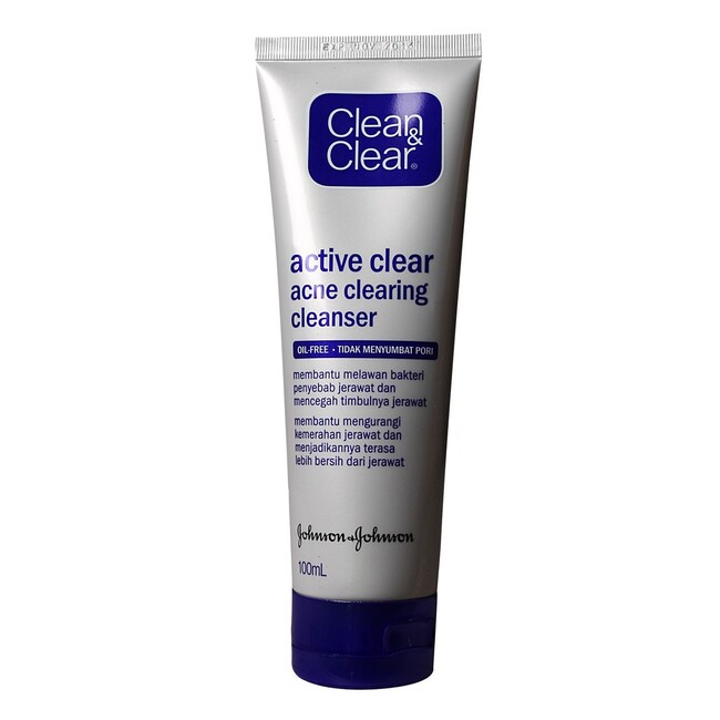 sữa rửa mặt trị mụn tuổi dậy thì Clean & Clear Active Clear Acne Clearing Cleanser