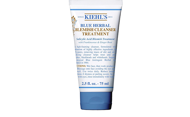 Sữa rửa mặt chứa BHA cho da dầu mụn Kiehl’s Gel Blue Herbal Blemish Cleanser Treatment