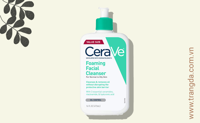  Sữa rửa mặt dạng gel Cerave Foaming Cleanser