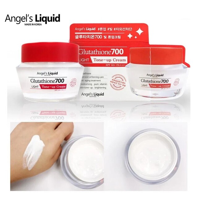 Kem dưỡng ẩm chống nắng Angel's Liquid Glutathione Light Tone-Up SPF50+