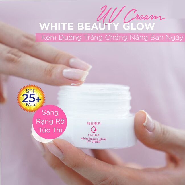 Senka White Beauty Glow UV Cream SPF25/PA++