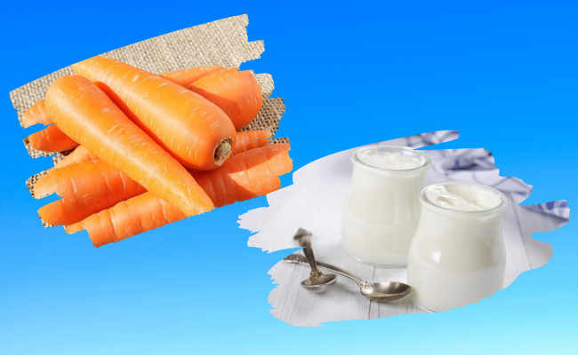 Mặt nạ dưỡng da từ cà rốt và sữa chua tại sao không?