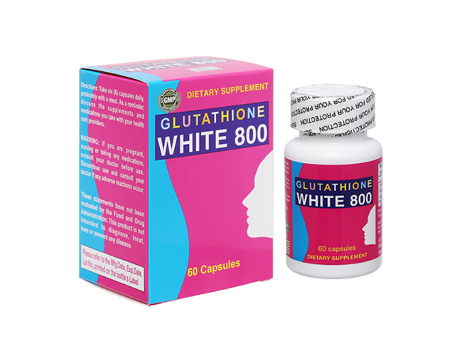 Viên uống trắng da Glutathione White 800