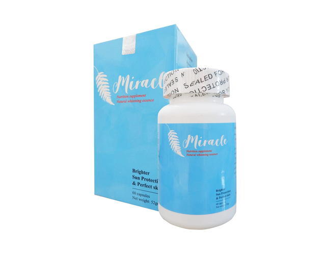 Viên uống trắng da Miracle Double White Extra