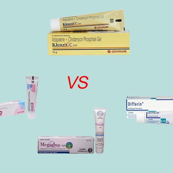 So sánh kem trị mụn Klenzit C với các sản phẩm trị mụn khác