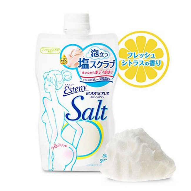 Muối Tắm Tẩy Da Chết Sana Esteny Salt Body Scrub Nhật Bản