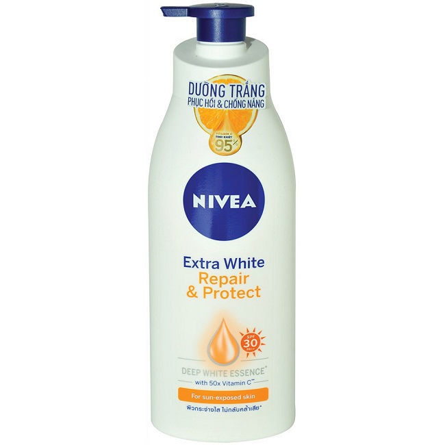 Sữa dưỡng thể trắng da chống nắng Nivea Extra White