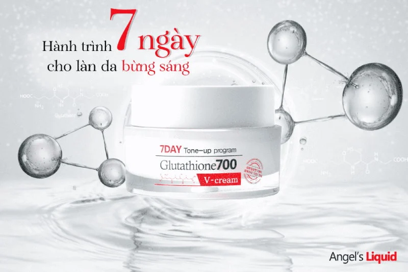 Kem Dưỡng 7Day Whitening Program V Glutathione 700 V – Cream