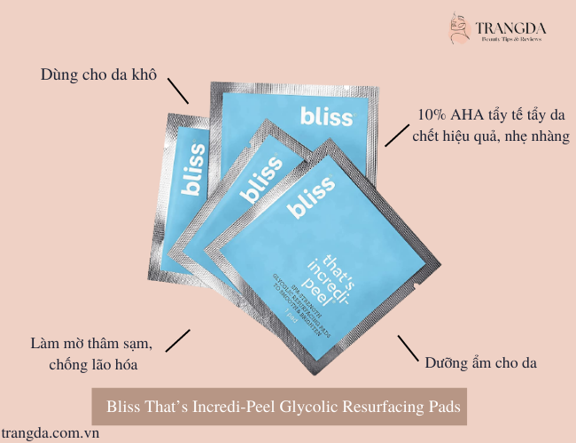 Bliss That’s Incredi-Peel Glycolic Resurfacing Pads