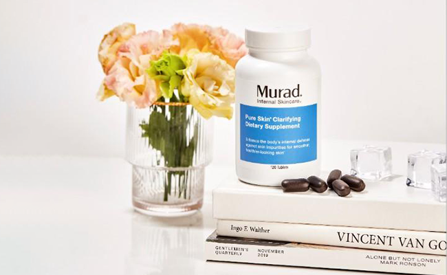 Cách trị mụn tại nhà: Thuốc uống trị mụn Murad Pure Skin Clarifying Dietary Supplement