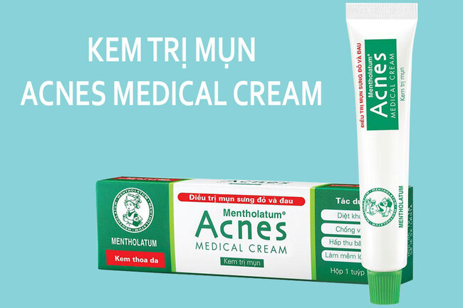 sản phẩm trị mụn cho da dầu Acnes Medical Cream