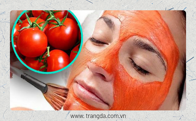 Cách trị thâm mụn cho da dầu bằng mặt nạ cà chua