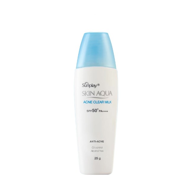 Kem chống nắng Sunplay Skin Aqua Acne Clear Milk SPF50+ PA++++