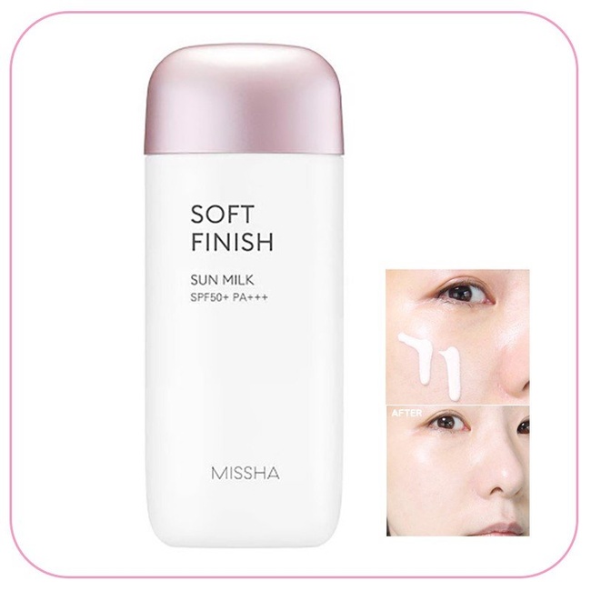 Kem chống nắng Hàn Quốc Missha Soft Finish Sun Milk