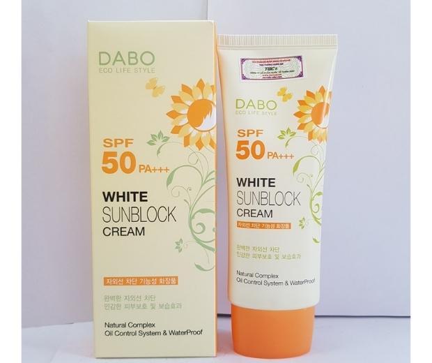 Kem chống nắng Dabo White Sunblock Cream