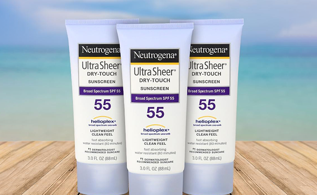 Kem chống nắng phổ rộng Neutrogena Ultra Sheer Dry Touch SPF 55