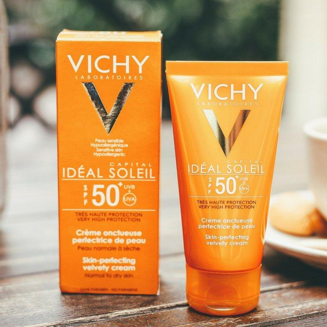 Kem chống nắng Vichy Ideal Soleil Mattifying Face Fluid Dry Touch SPF50 UVB+UVA