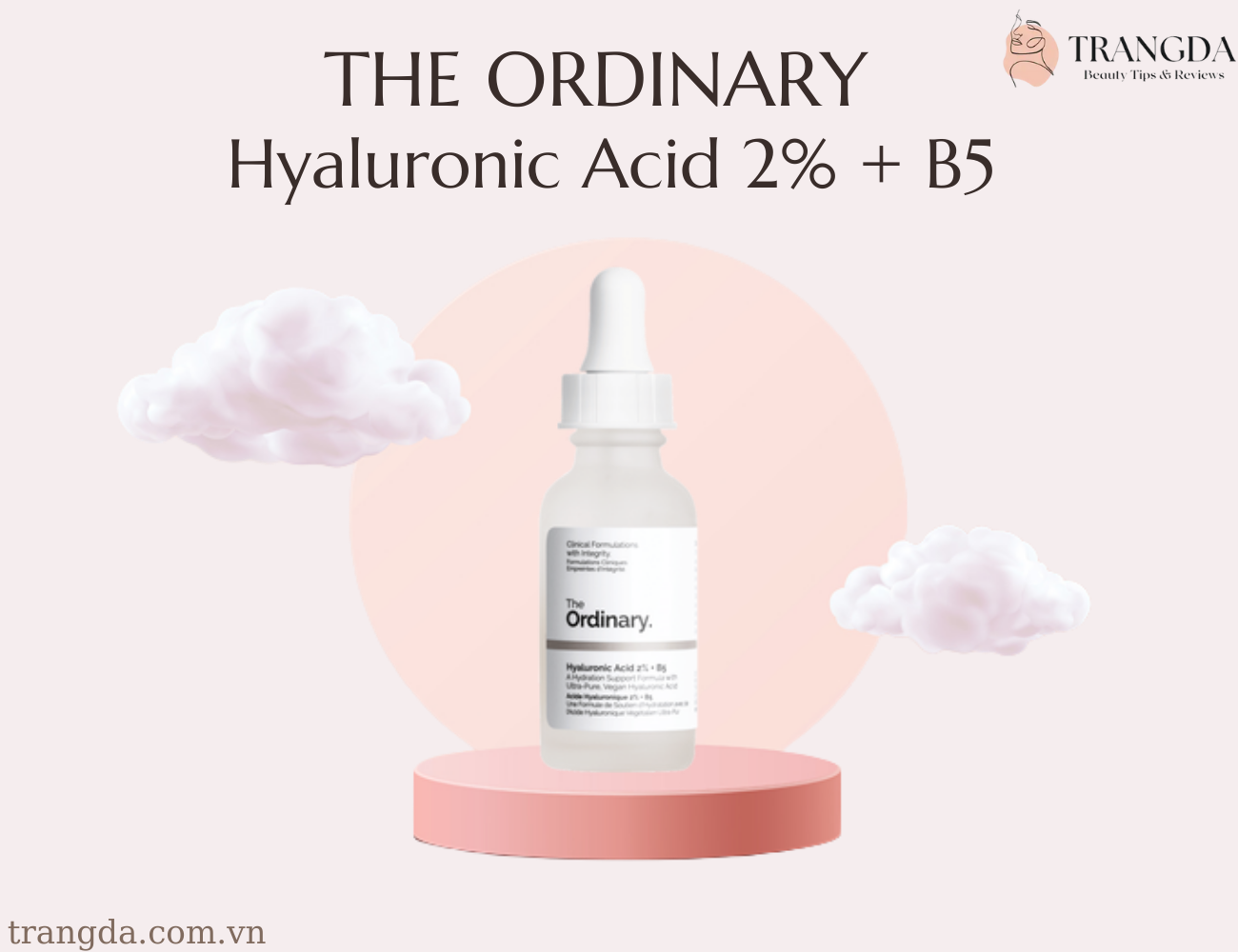 Serum dưỡng ẩm The Ordinary Hyaluronic Acid 2% + B5