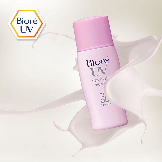 Kem chống nắng cho tuổi dậy thì  Biore UV Bright Milk SPF50+/PA++++