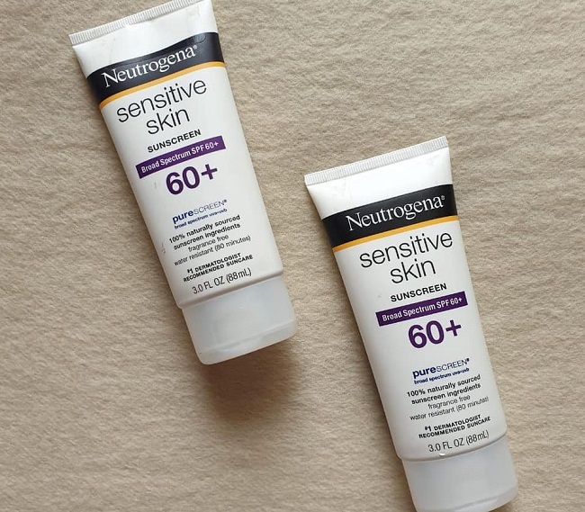 Kem chống nắng Neutrogena Sensitive Skin Sunscreen Lotion with Broad Spectrum SPF 60+
