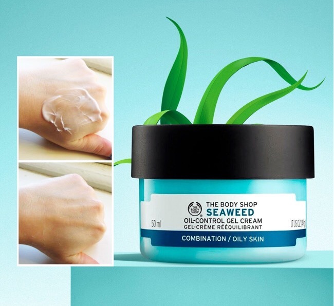 Kem dưỡng ẩm cho da dầu The Body Shop Seaweed Oil-Control Gel Cream