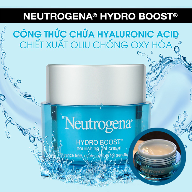 Kem dưỡng ẩm cho da nhạy cảm Neutrogena Hydro Boost Gel Cream