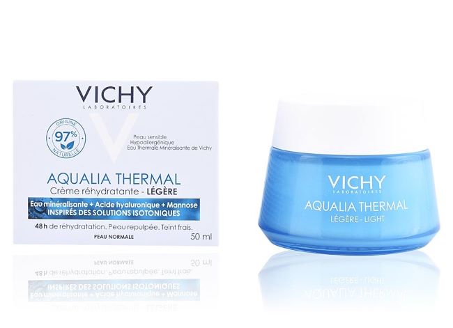 Kem dưỡng ẩm cung cấp nước cho da căng mịn Vichy Aqualia Thermal Rehydrating Cream-Light