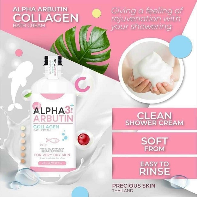 Alpha Arbutin Collagen Bath Cream