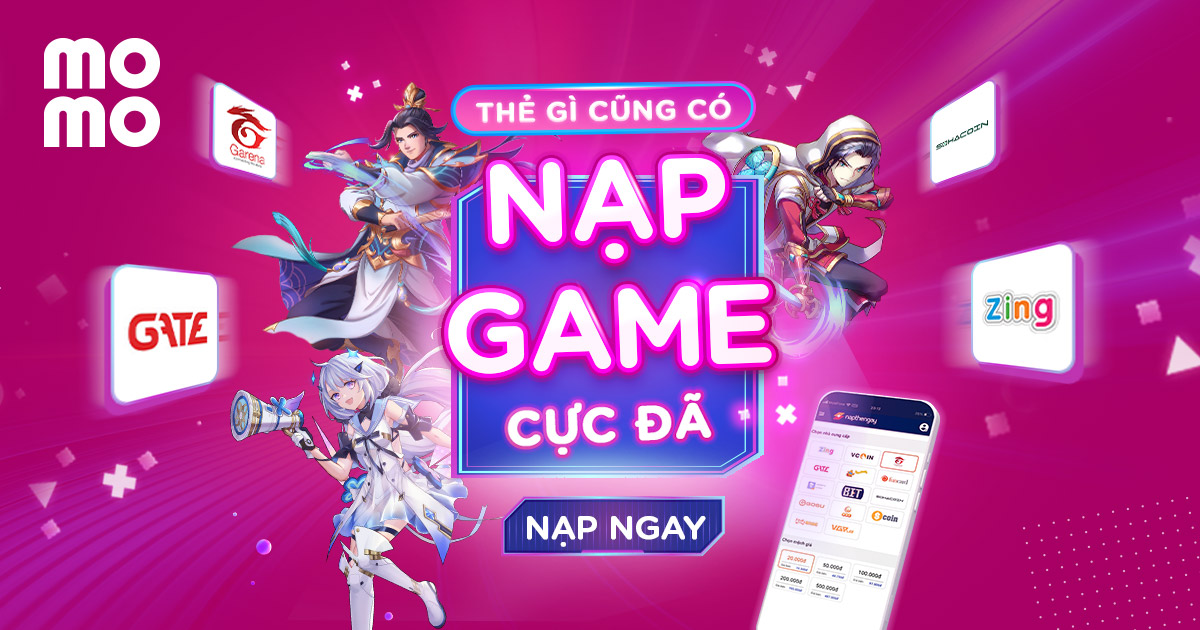 Mua thẻ nạp game ở đâu? Cách mua thẻ Garena, Zing, Gate, Vcoin cực đơn giản