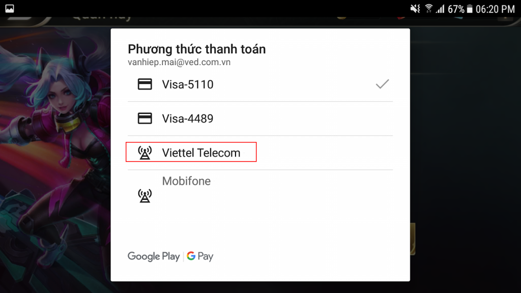 Chọn phương thức thanh toán phù hợp 