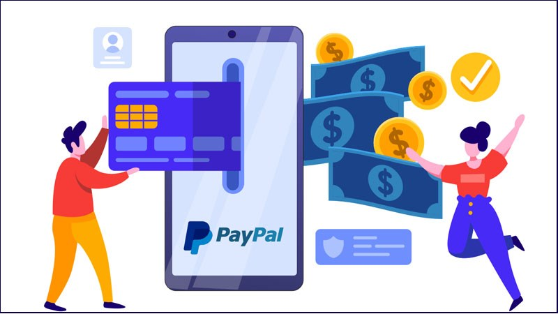 Nạp tiền vào Paypal thông qua thẻ Discover và American Express