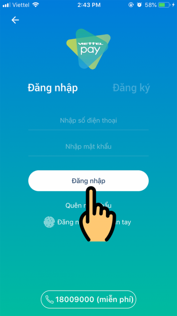 Nạp tiền bằng mã QR trên ViettelPay