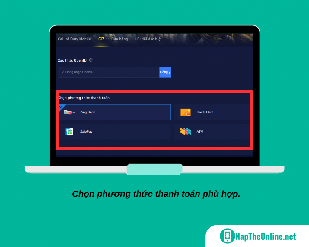 Lựa chọn phương thức thanh toán phù hợp