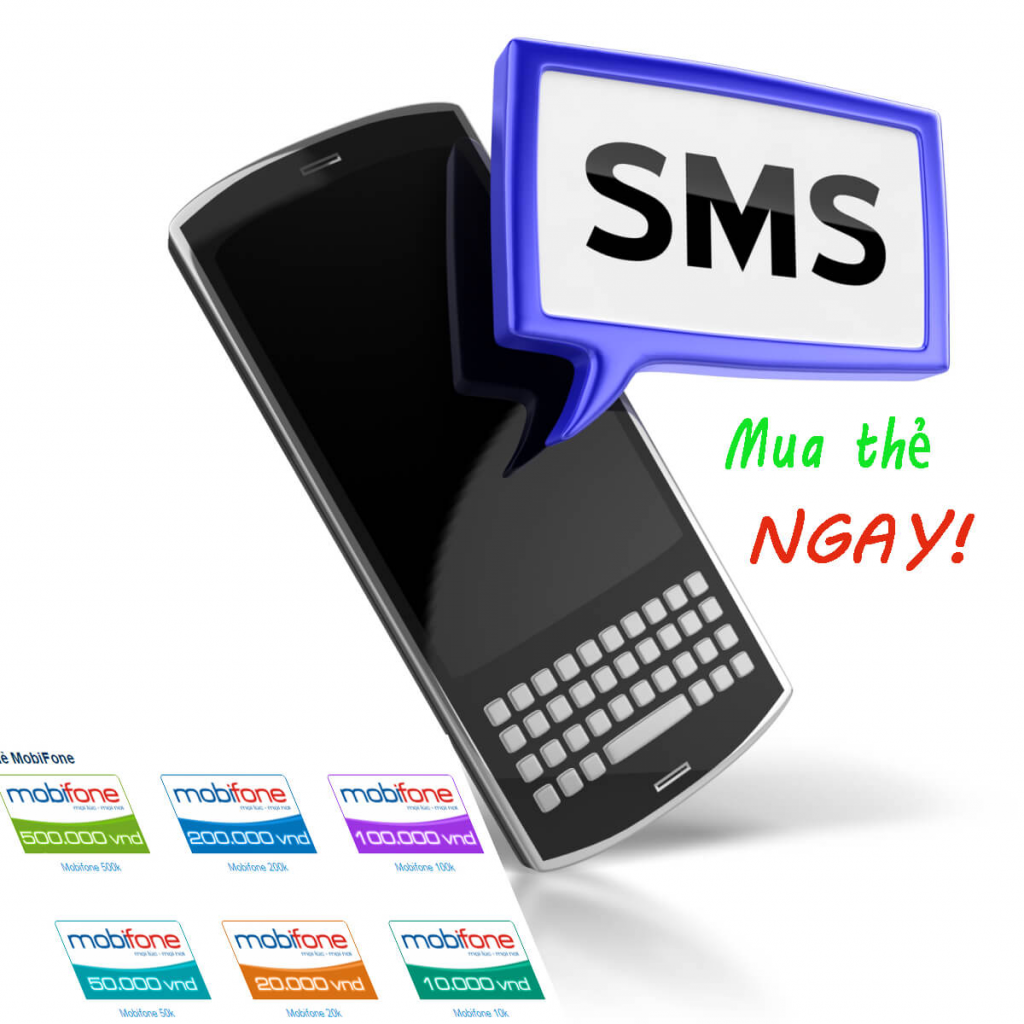 Cách mua thẻ cào điện thoại bằng SMS Mobifone