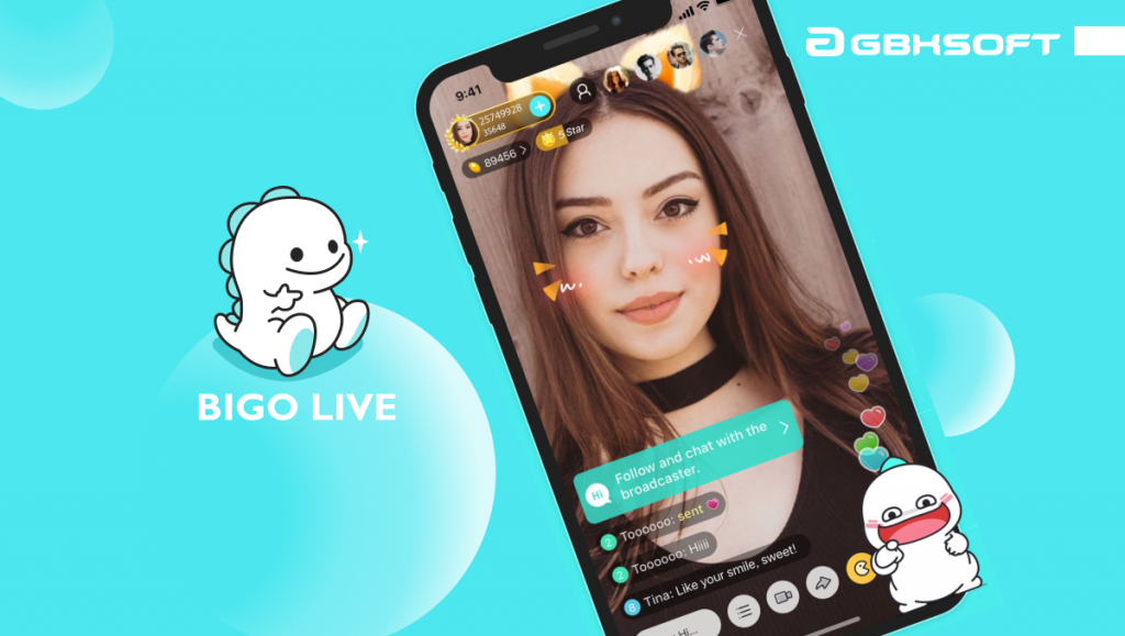 Bigo Live là ứng dụng phát sóng trực tuyến có sức hấp dẫn cực lớn với người dùng mạng trực tuyến