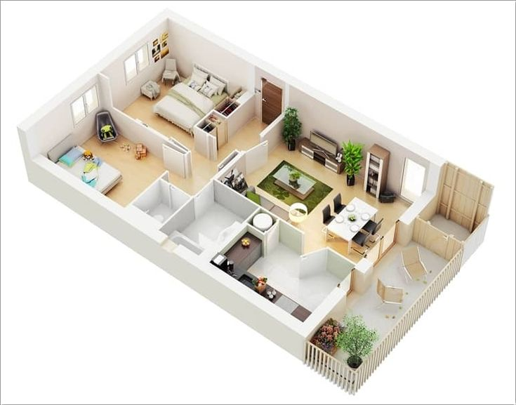 Thiết kế nhà chung cư đẹp 70m2: Không gian sống lý tưởng
