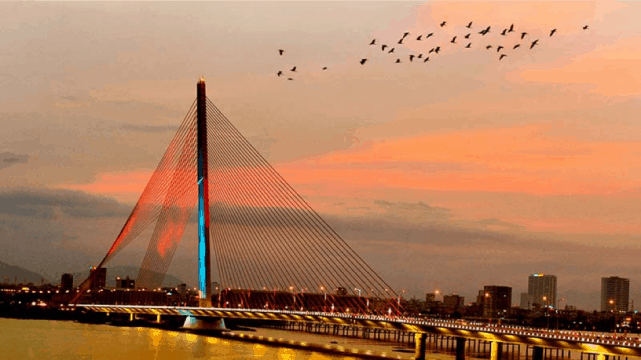 Cầu Trần Thị Lý - địa điểm check in cực thơ mộn.