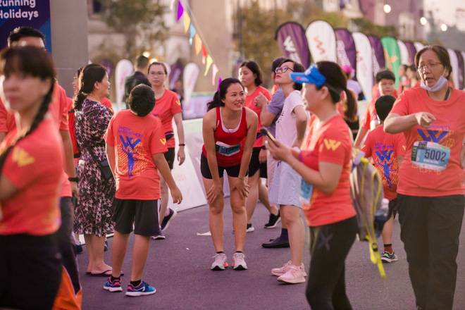 Giải chạy WOW Marathon Vinpearl Phú Quốc 2020 đã nhận được sự tham gia nhiệt tình của những du khách yêu thích thể thao.
