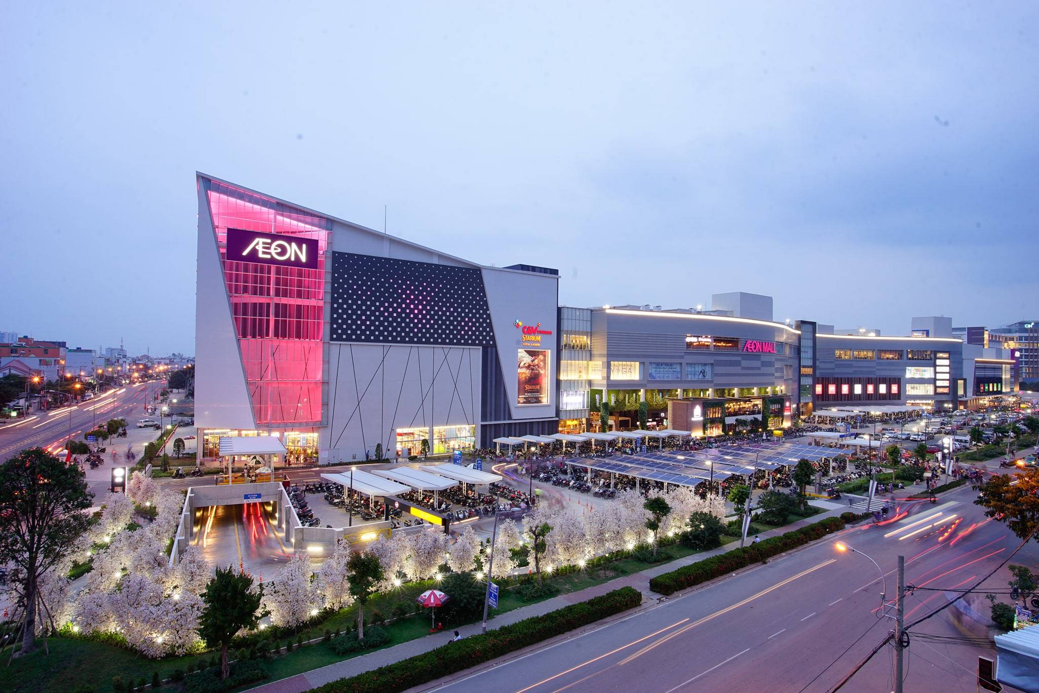 Aeon Mall Hà Nội được ví như thiên đường sống ảo nhờ sở hữu cảnh quan xinh đẹp và hiện đại