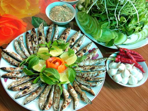 Cá mương nướng món ngon Quy Nhơn - Phú Yên